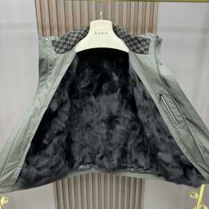 新款派克服男冬季皮草外套狐狸毛内胆可拆卸中长款獭兔毛皮毛一体