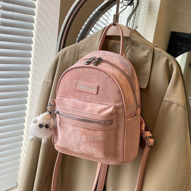 时尚出游旅行小包包女2024新款洋气百搭学生双肩包上班外出后背包