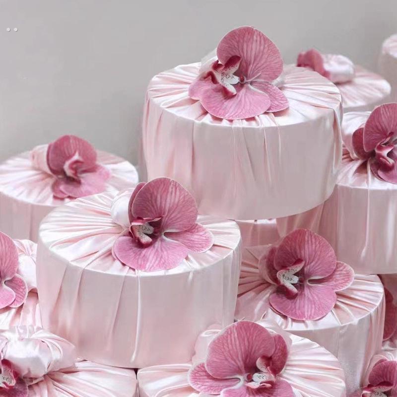 结婚伴手礼女伴娘高档实用网红绸缎风吕敷礼盒空盒子小众高级创意