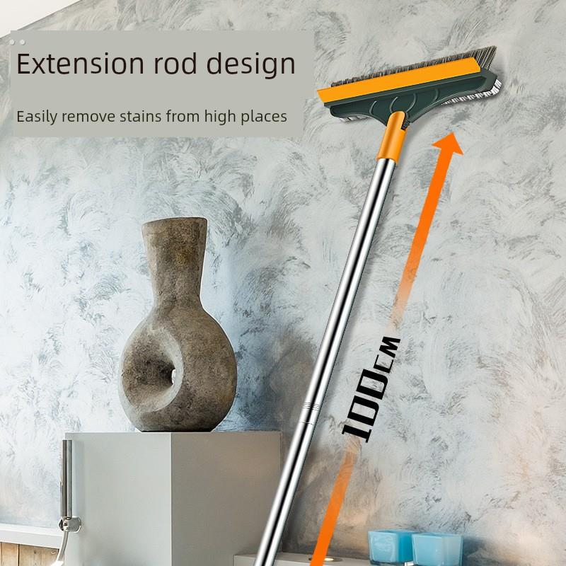 扫把家用卫生间地刮地板刷三合一长柄扫帚洗地刷厕所清理扫水神器