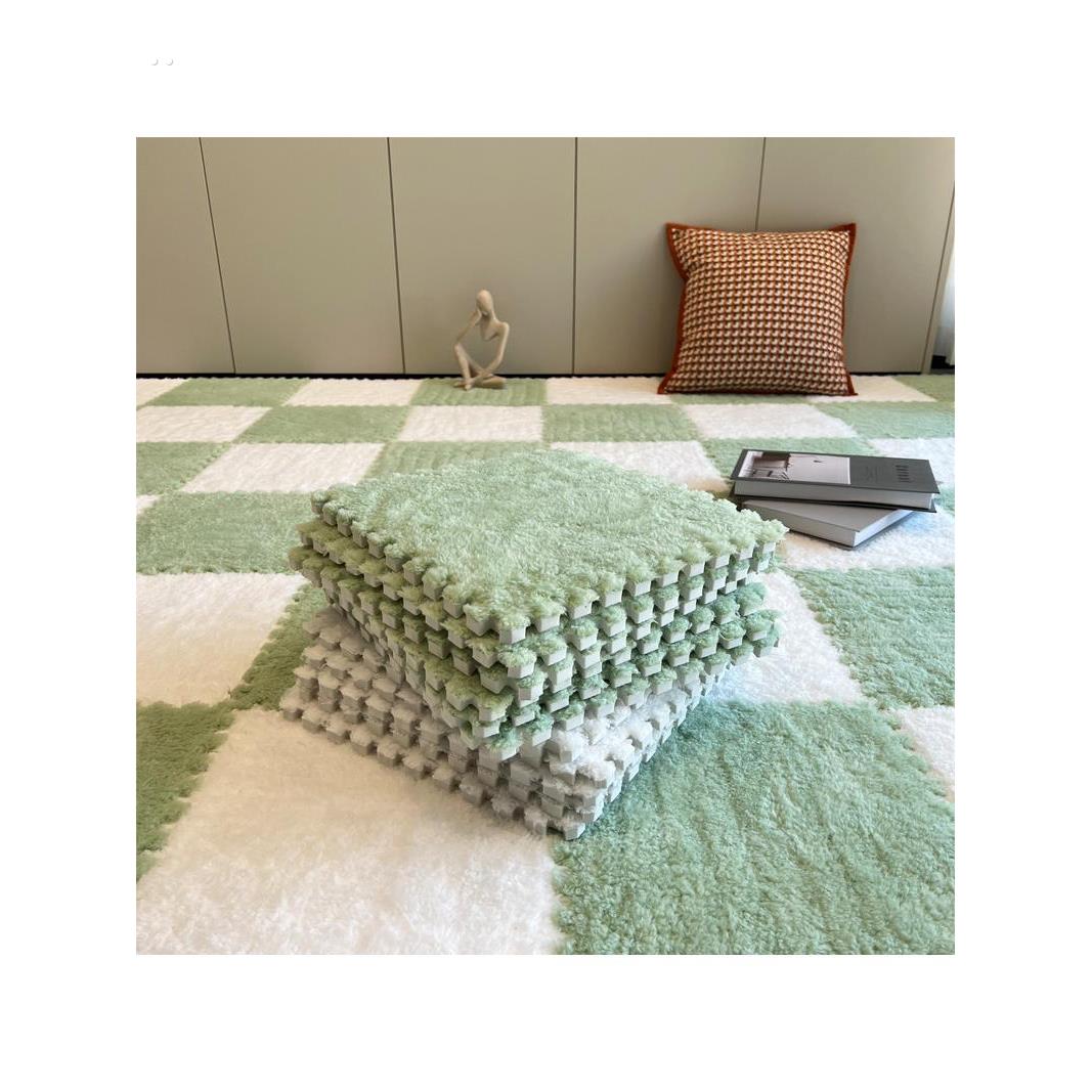 房间毛绒地毯毛毯垫子地垫卧室少女客厅床边毯高级轻奢隔音阳台