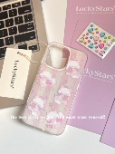 福星LuckyStars原创可爱郁金香小猫适用于16promax手机壳双层华为mate60保护套光面