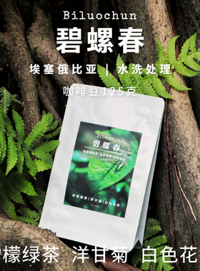 GAS COFFEE咖啡豆碧螺春风味埃塞水洗耶加柠檬香茶香新鲜烘焙250g