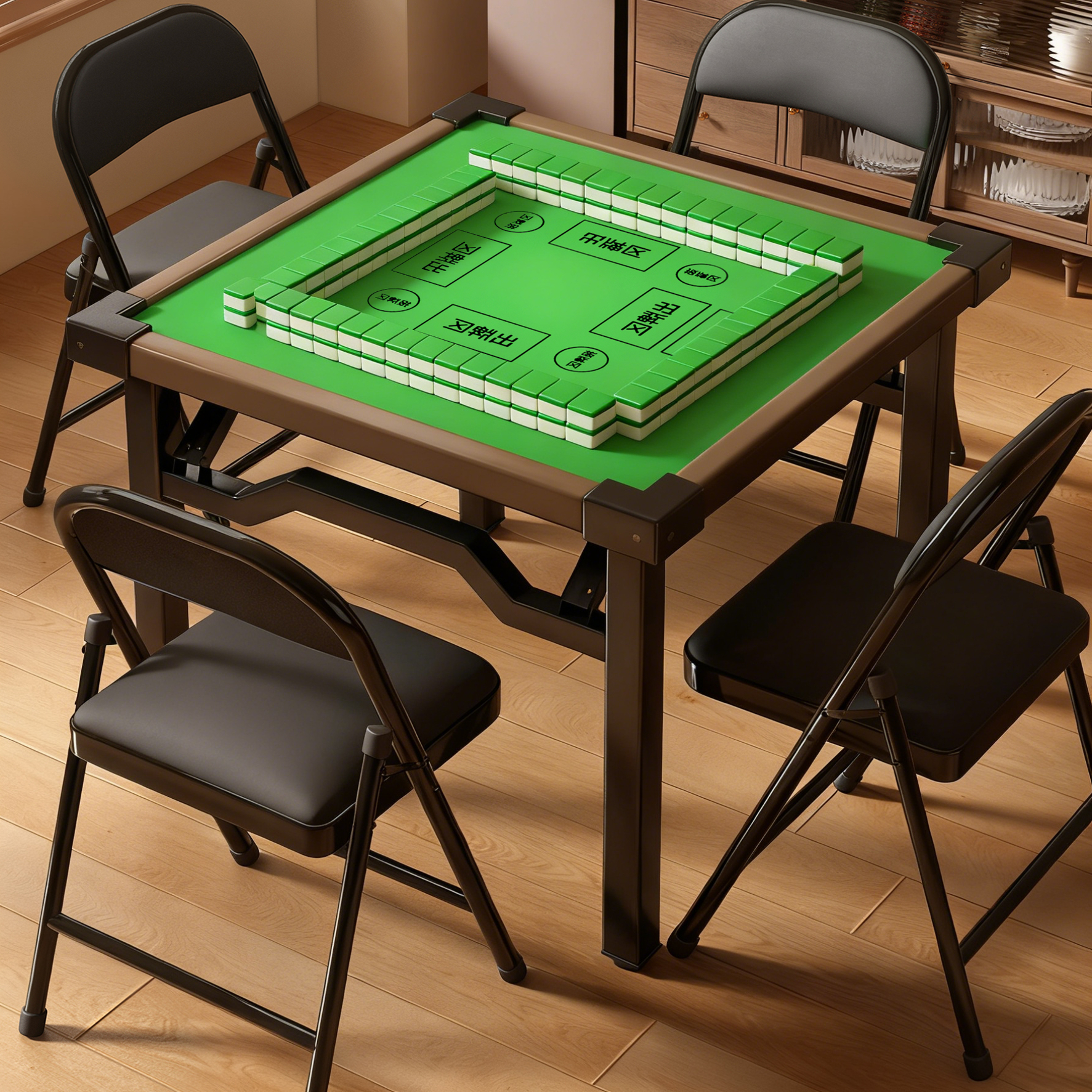 折叠桌掼蛋专用桌家用麻将桌