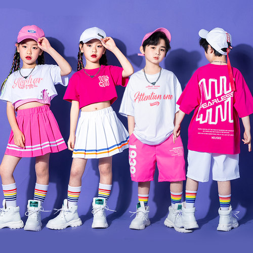 中性嘻哈六一儿童演出服