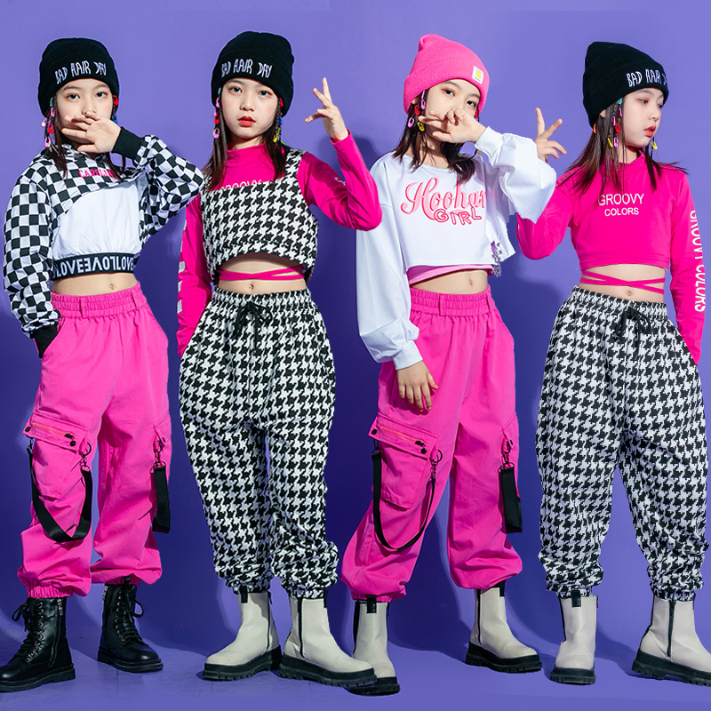 街舞儿童潮服元旦嘻哈露脐装