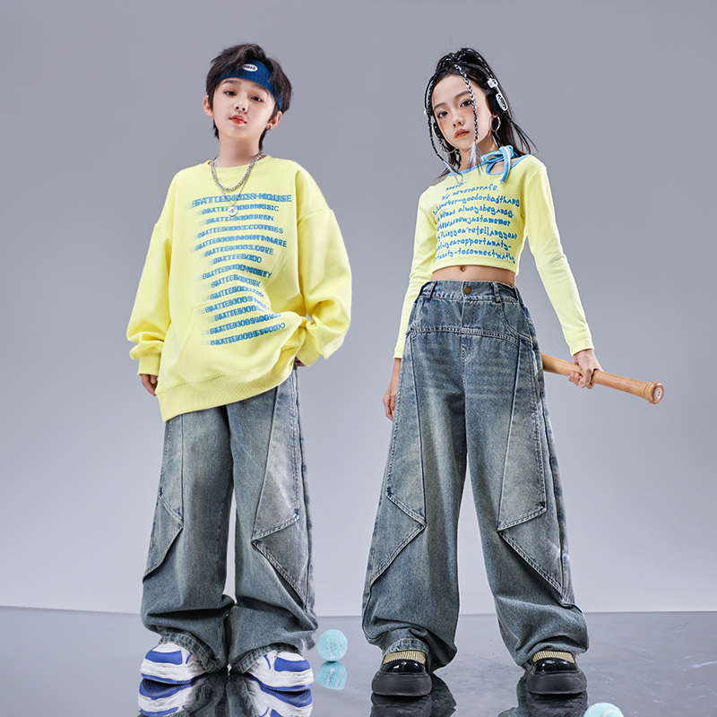 咚布娜男女童嘻哈街舞演出服
