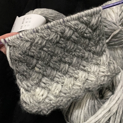 Плетеный зимний шарф ручной работы для друга, DIY, градиент