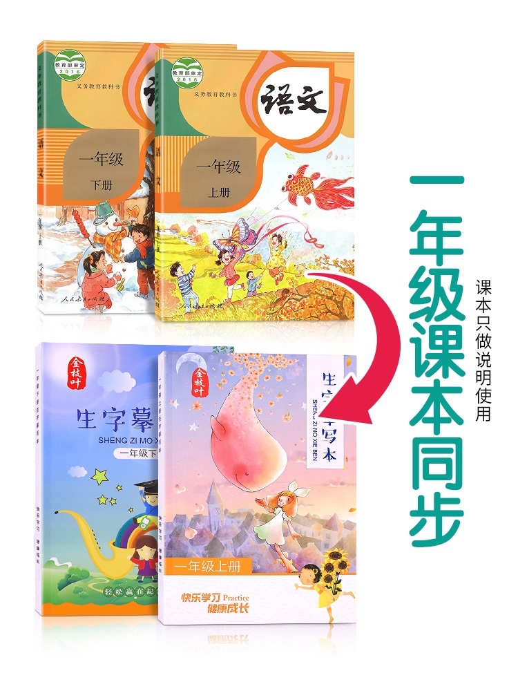 金枝叶生字摹写本小学生生字抄写本幼儿写字练字描红本-封面