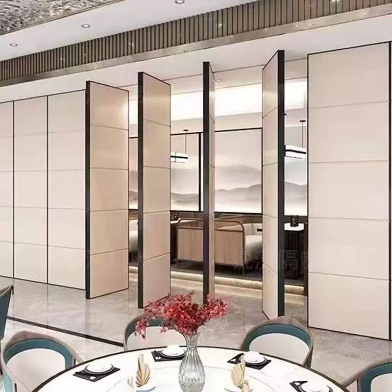 酒店活动隔断墙宴会厅饭店推拉简易折叠屏风会议室隔音移动隔断门