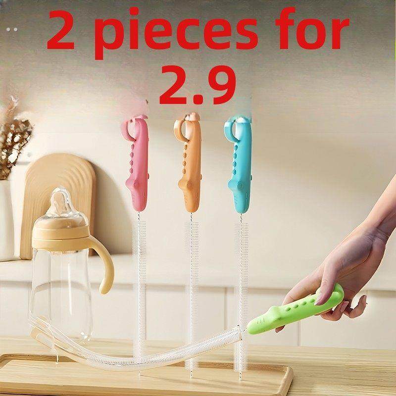 吸管刷长柄藕洞清洗刷婴儿奶瓶缝隙水杯管子清洁神器加长刷子专用,婴童用品,奶瓶刷/奶嘴刷,淘宝优惠券,粉丝福利购,淘宝优惠卷