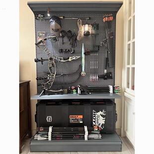 洞洞板货架露营装备收纳户外用品置物架网红博主同款家用多层架子