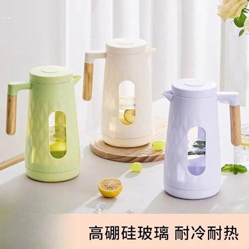 果汁壶大容量冰箱泡茶冷水壶玻璃家用凉白开水杯储水壶高温壶防摔
