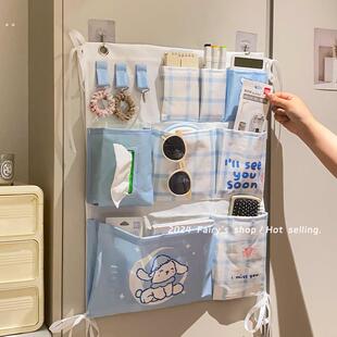 床上收纳挂袋学生宿舍床边挂壁收纳袋悬挂式门后墙上床帘置物袋