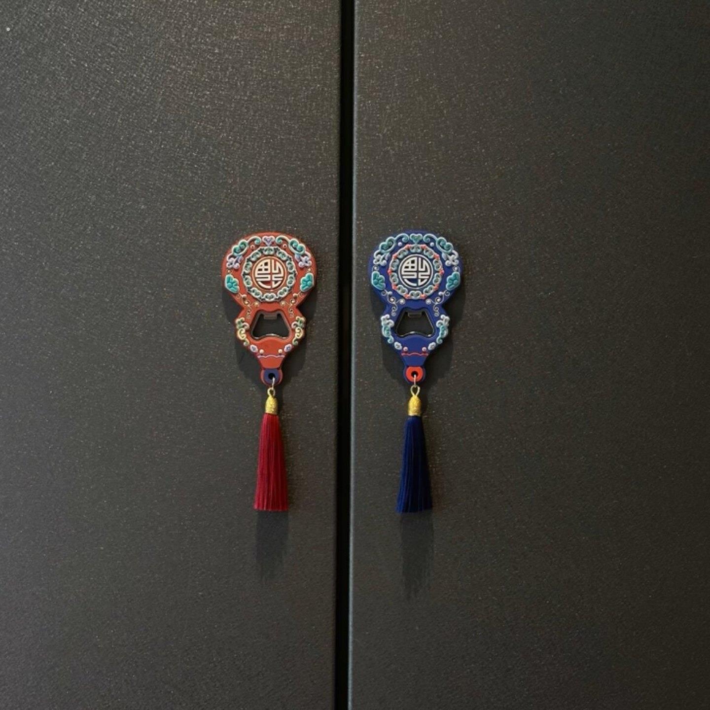 福禄开瓶器冰箱贴家用啤酒起子个性创意葫芦起瓶器磁吸冰箱门装饰