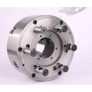 浙江园牌高精度三爪自定心联动卡盘200D6 320D11短圆锥连接 250D8