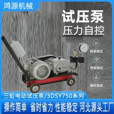 3DSY-750系列电动压力自控试压泵精准测压管道打压柱塞泵河北鸿源