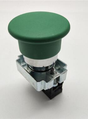 22MM孔径XB2-BC31蘑菇头自动复位按钮开关ZB2-BE101C常开绿色
