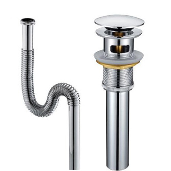 洗脸盆下水器洗手盆下水管防臭弹跳翻板盆陶瓷面盆排水管配件通用