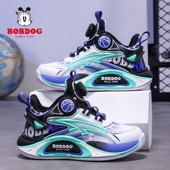 儿童篮球鞋 巴布豆童鞋 新款 网面透气跑步鞋 男童运动鞋 子2025春秋季