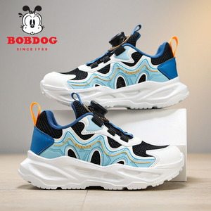 巴布豆童鞋男童运动鞋2026夏季新款网面透气中大童儿童户外休闲鞋
