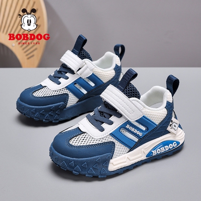 巴布豆童鞋男童板鞋2026夏季新款网面透气男孩子小学生儿童运动鞋