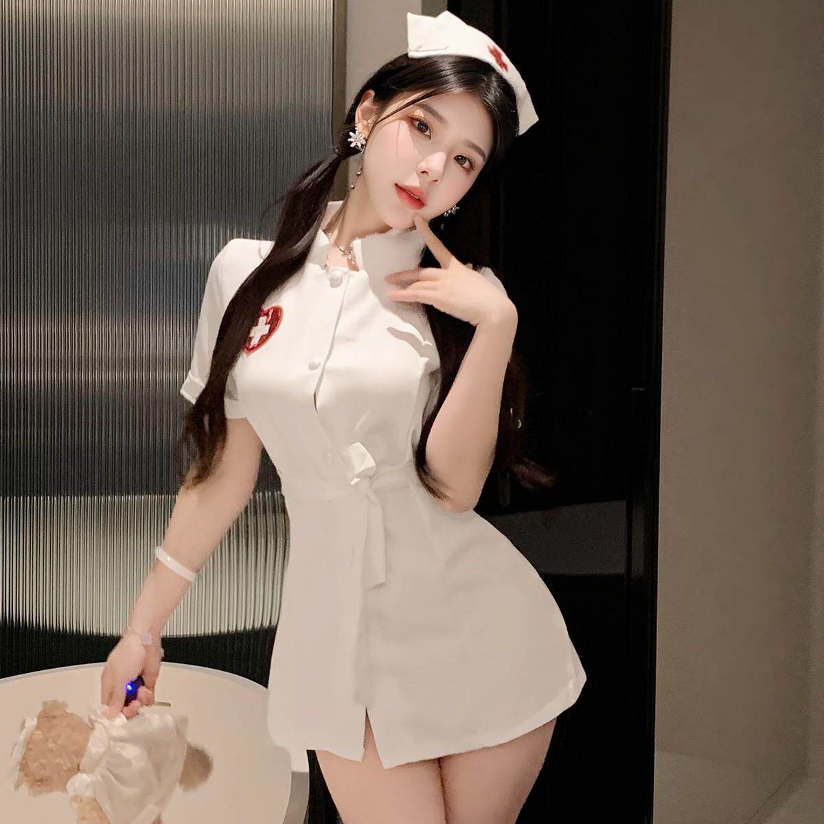 晴趣内衣性感纯欲睡衣角色扮演cosplay护士装制服粉色诱惑套装情