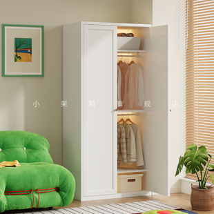 钢制衣柜家用卧室成品金属儿童衣橱小户型落地简易宝宝铁皮储物柜