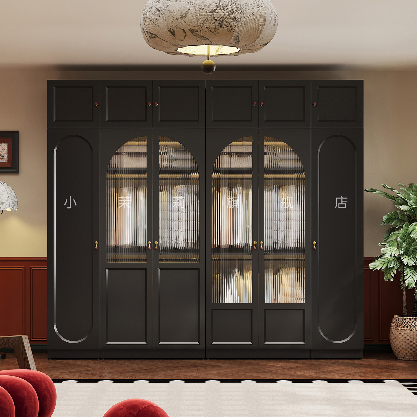 2026年新款加厚2.4米高钢制家用卧室衣柜金属成品储物收纳柜衣