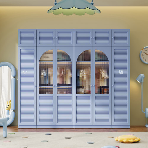 钢制组装衣柜卧室大容量衣橱