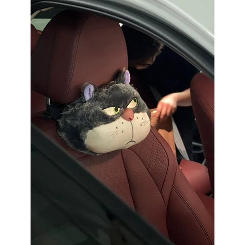 汽车头枕护颈枕车载车用特斯拉运动座椅腰靠可爱理想路西法主驾驶