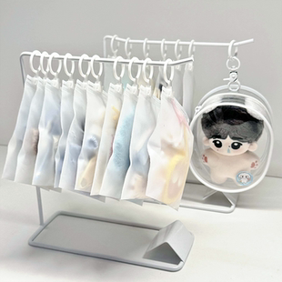 娃衣磨砂收纳袋娃娃透明盒痛包旅行内衣裤衣服可挂式密封防尘袋
