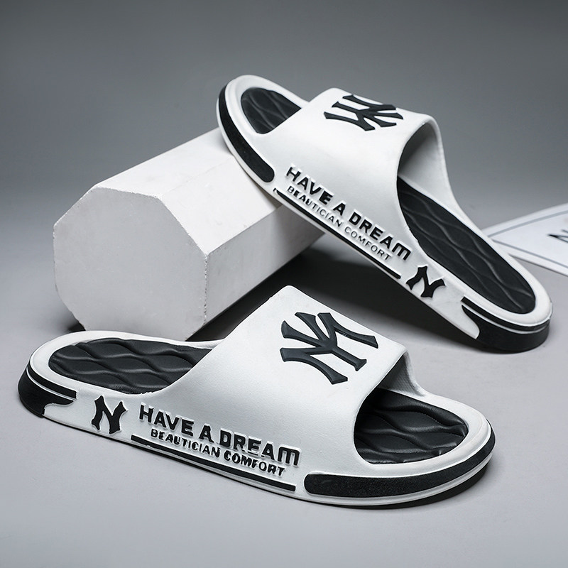 拖鞋男2024新款夏季外穿居家室内防滑一字拖户外踩屎感沙滩凉鞋潮