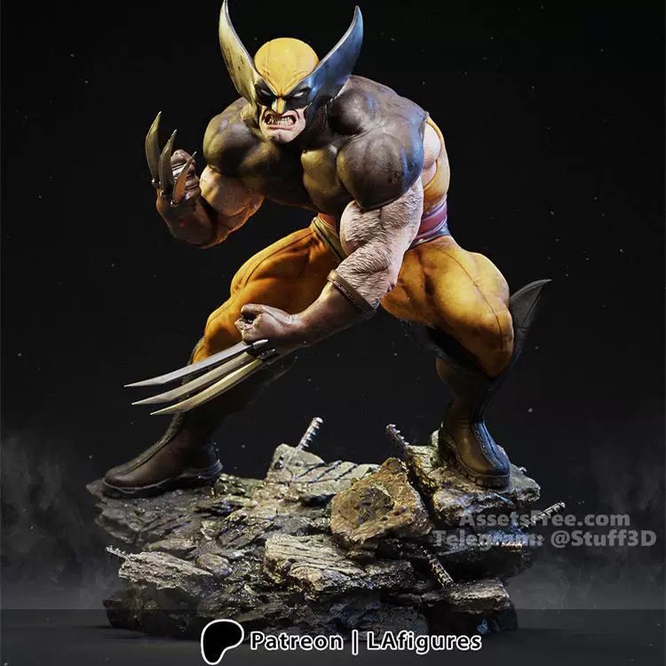 金刚狼   3D打印文件,可打印模型