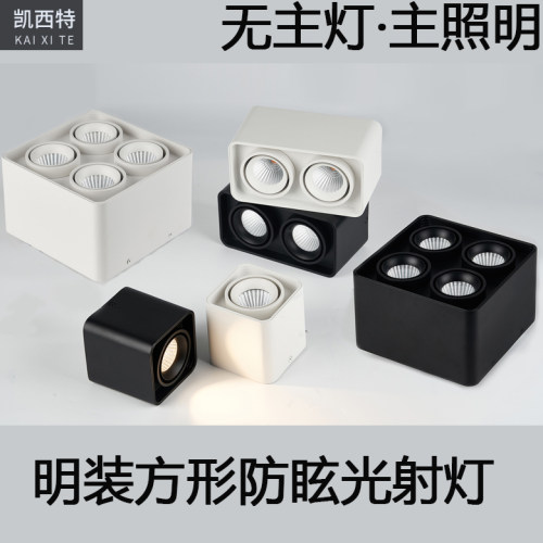 凯西特明装无主灯LED四头斗胆灯