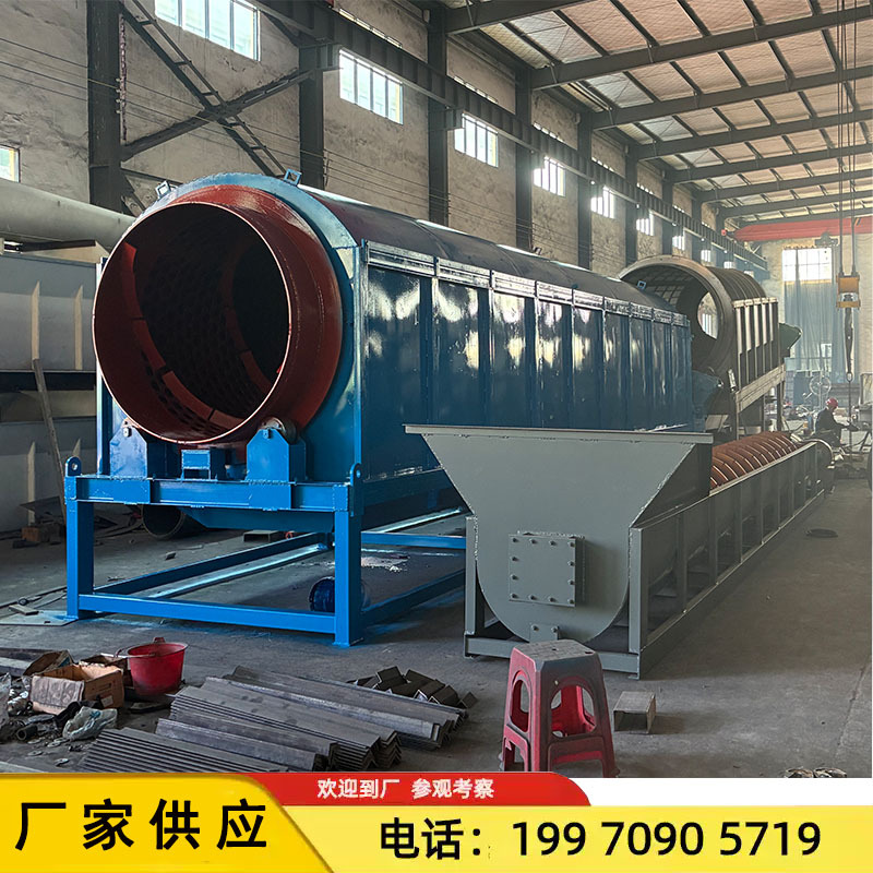 红土砂金怎么清洗提取胶泥沙金清脱泥设备1590滚筒洗金筛洗一体机
