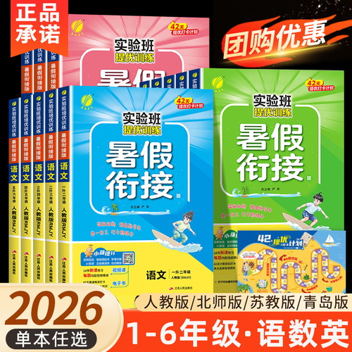 2026新版实验班暑假衔接作业小学
