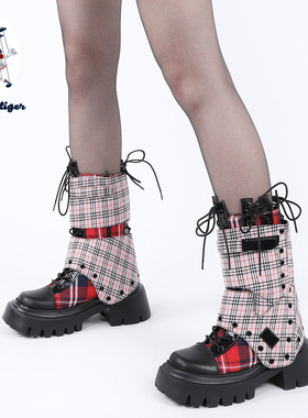 purple tiger【原创】小众设计女2025新款马丁靴显瘦辣妹风短靴