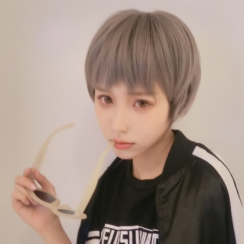假发女短发网红时尚帅气中性狗