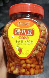 黄四娘腊八豆湖南特产农家制香辣黄豆下饭菜酱豆子豆瓣黄豆酱450g