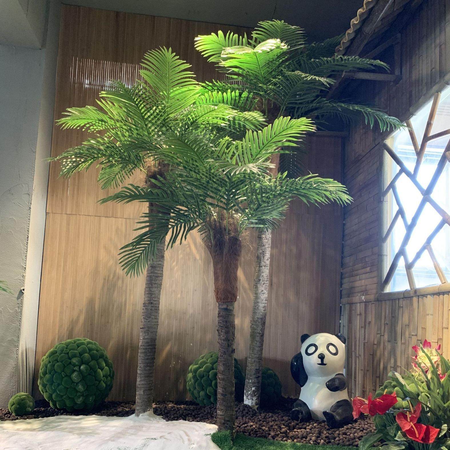 大型热带公园游乐场造景绿植装饰人造景观仿真椰子树仿真棕榈树