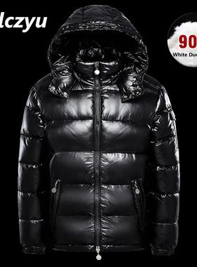 Black Down Jacket Men Winter Waterproof Puffer Jackets Coat
