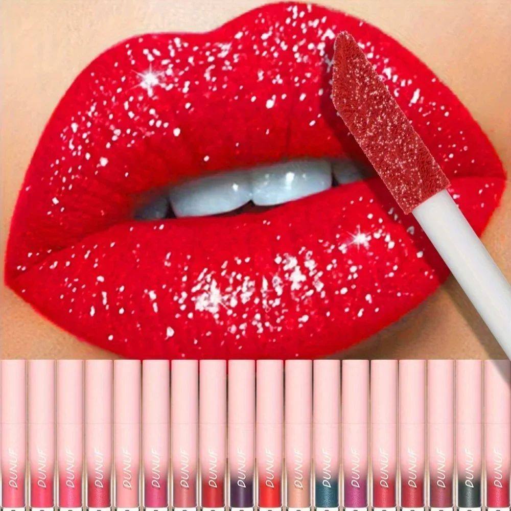 1pcs Pearlescent Lipstick - Waterproof Long-Lasting Lip Glos