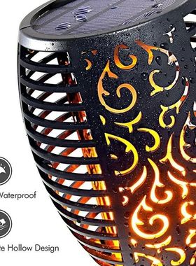 12LED Solar Flame Light Outdoor,Waterproof 12LEDs Torches La