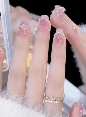 24 PCs Fake Nails with 1 Nail Glue and 1 Nail File