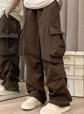 Regular Fit Men Pants Sreet Style Men's Cargo Pants with Mul