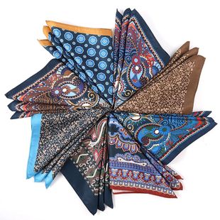 Tailor Smith Mens Pocket Squares Vintage  Printed  Checked P