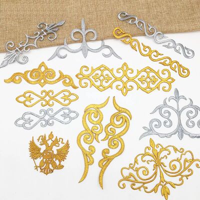 Iron On Appliques Embroidered Patches Lace Fabric Decoration