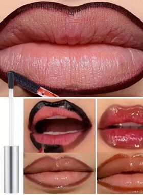 6 Color Waterproof Lip Liner Peel Off Tattoo Lip Gloss Lasti
