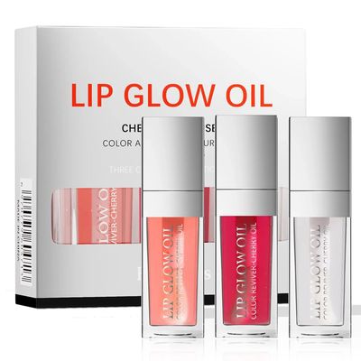 Crystal Jelly Moisturizing Lip Oil Set Plumping Lip Gloss Ma